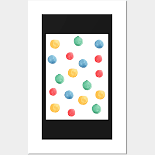 Color dots Posters and Art